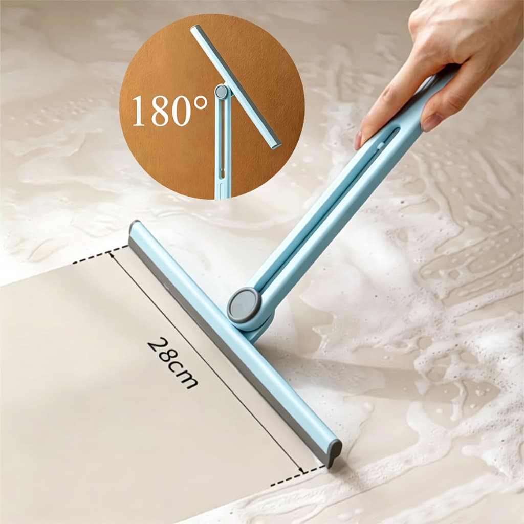 Rodo de Pia Limpa Vidro 360 Graus Limpador De Janela Dobrável Para Limpeza Doméstica Silicone GSQ02
