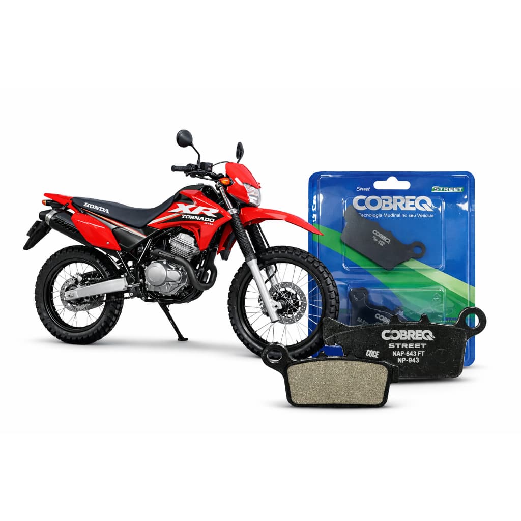Pastilha Freio Traseiro Honda XR Tornado 300 2024 a 2026 Original Cobreq