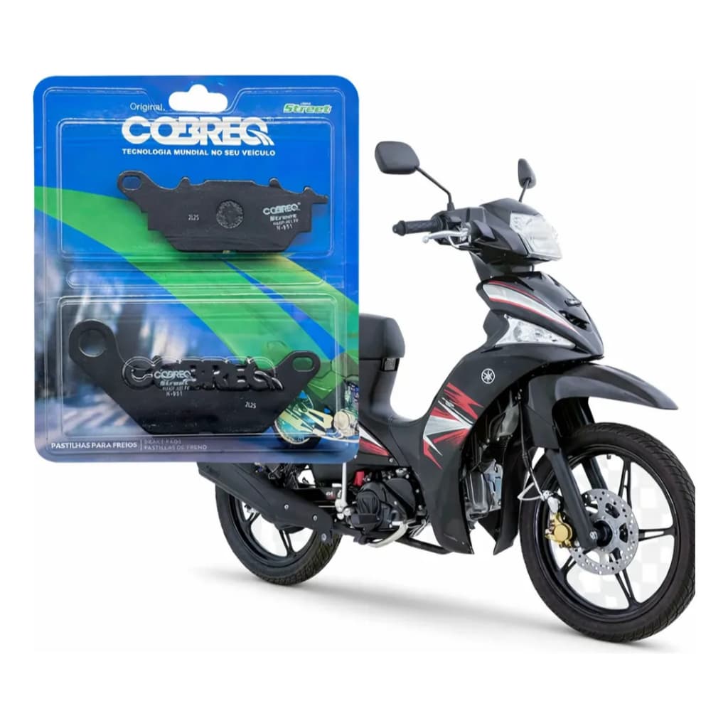 Pastilha Freio Dianteiro Yamaha Cripton 2010 a 2016 Original Cobreq