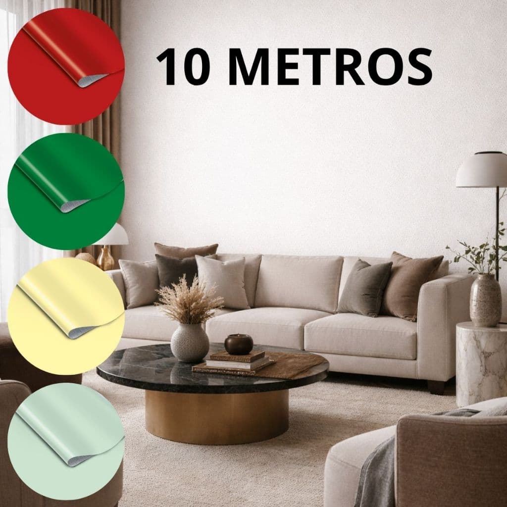 Papel de Parede Rolo Adesivo Lavavel VMP Tac 45cmx10M Decoração Quarto Casa Papel De Parede Liso