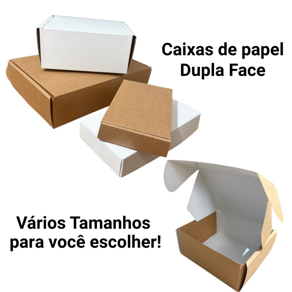 Kit Caixas de Papel Duplex Montavel Sedex Envios Correios Pac Mini Promoção