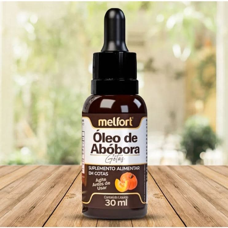 Oleo de abobora  com vitamina E gotas melfort