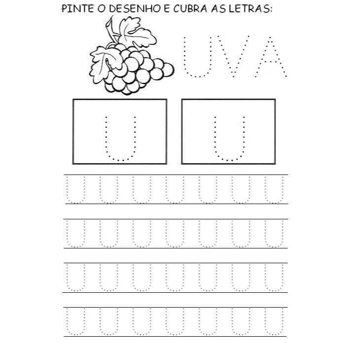 Kit 60 Atividades VOGAIS (a e i o u ) PONTILHADO Diferentes