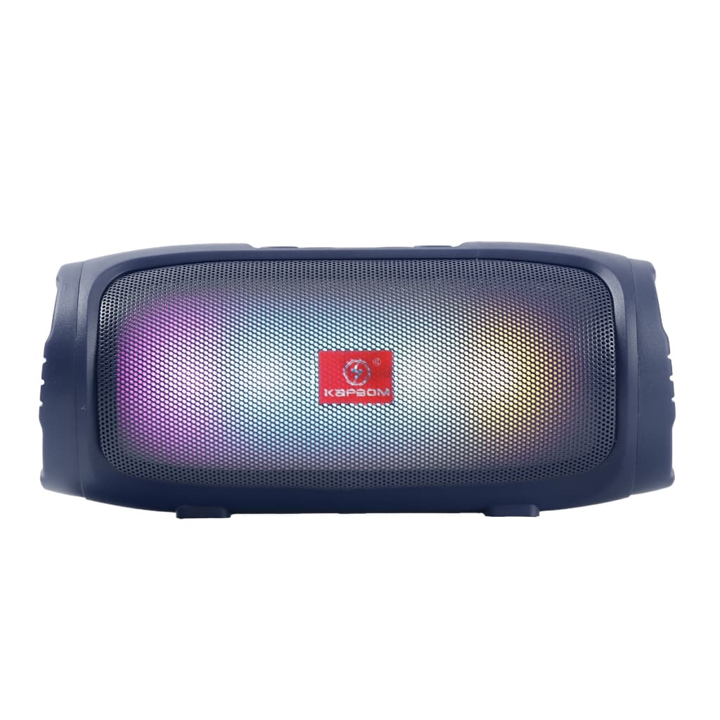 Caixa De Som Bluetooth Portátil Com Luz Colorida
