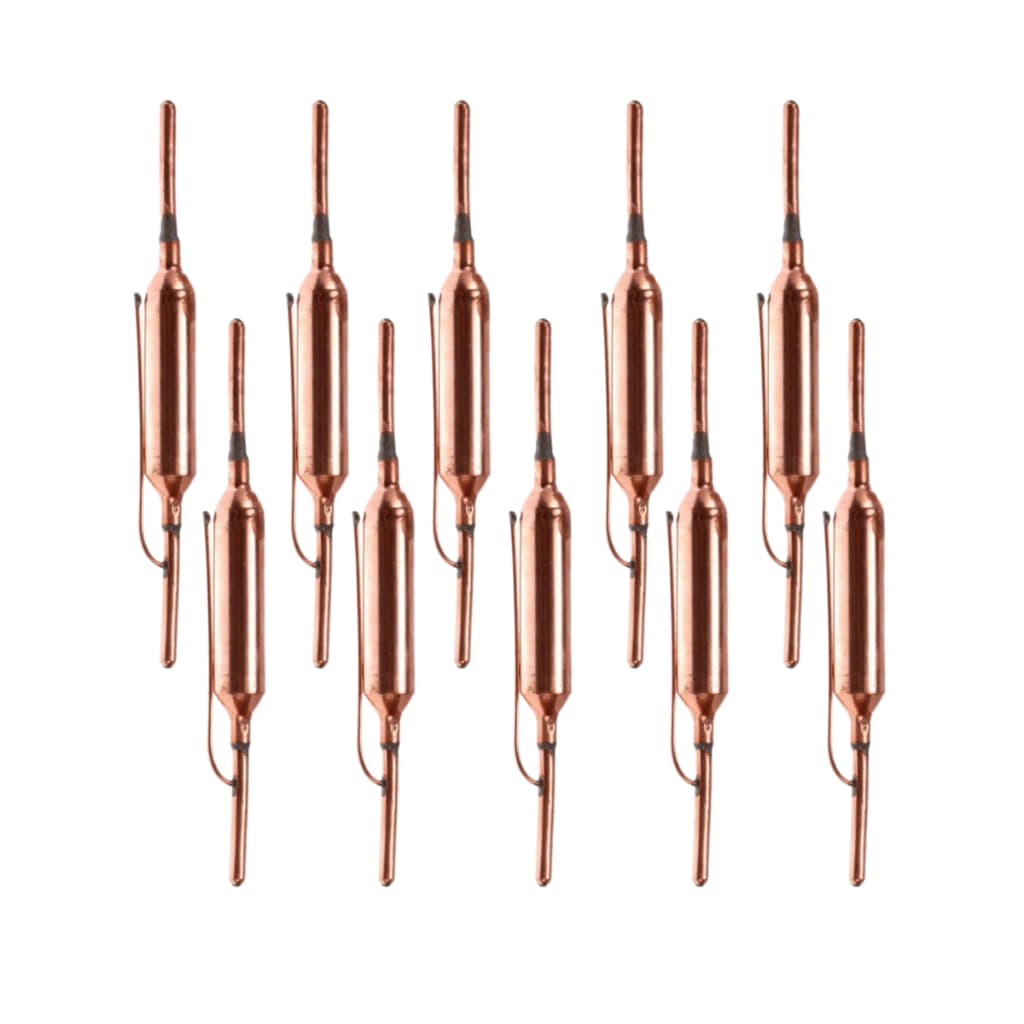 Kit 10 Filtros Secadores Faustão 3/4 70mm com Sílica e Rabicho para Refrigeração