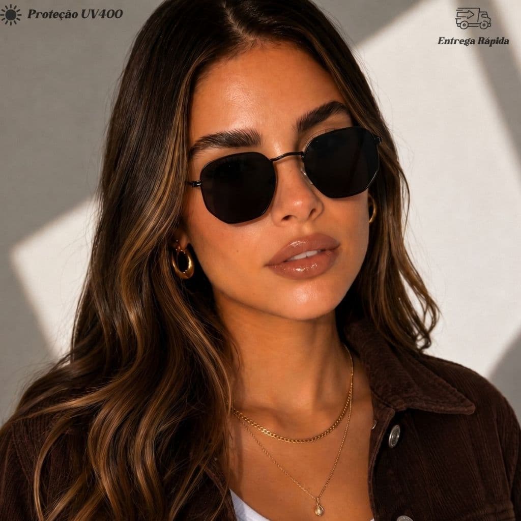 Óculos De Sol Unissex Lançamento Top Proteção Uv400
