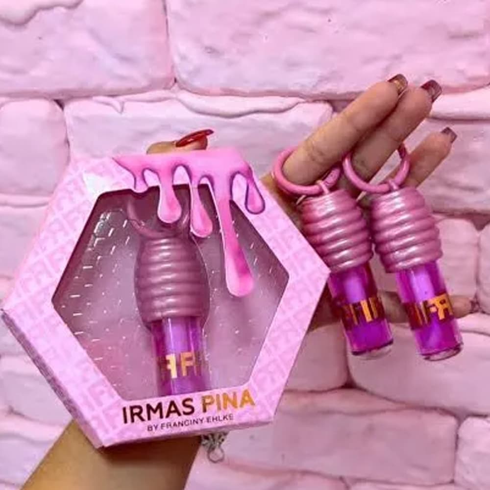 Gloss Labial Liphoney Brilho Aroma De Mel Rosa Hidratante