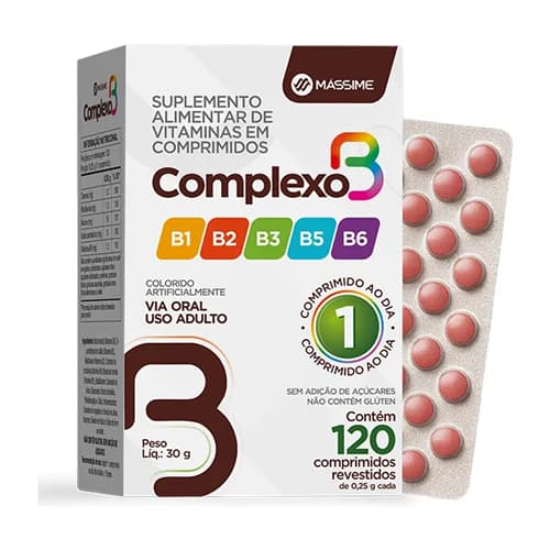 Complexo B c/120 Comprimidos Revestidos