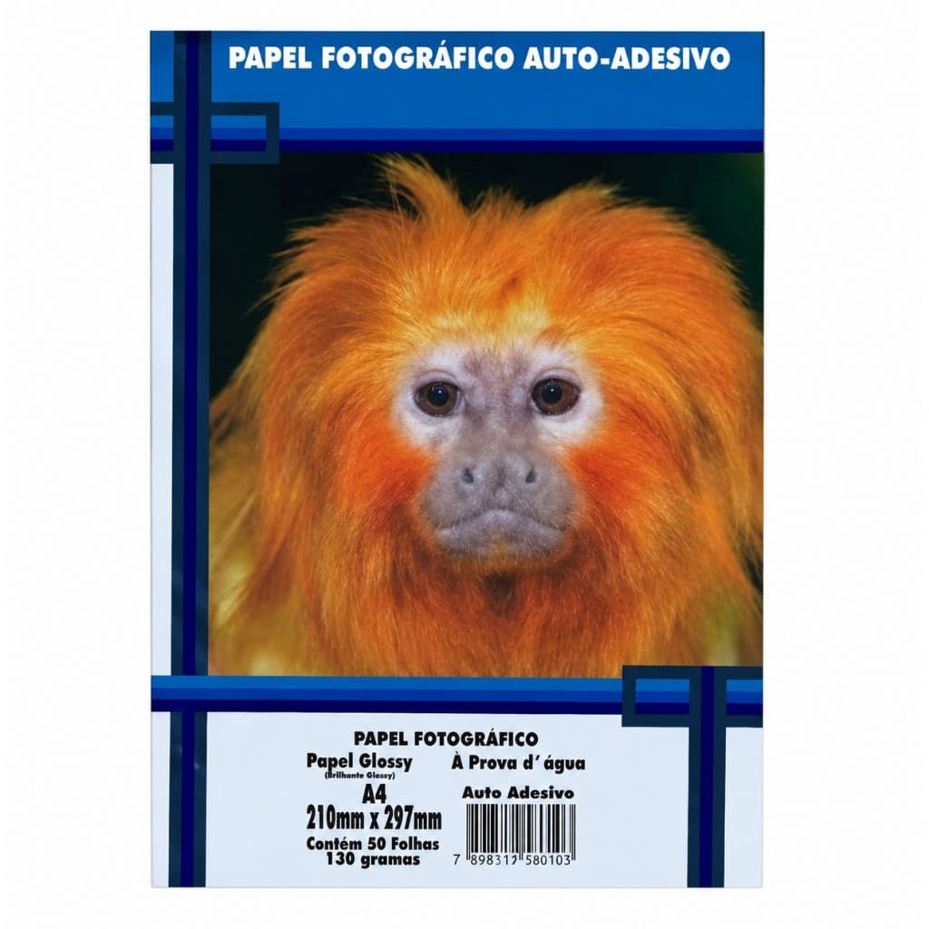 Papel Fotografico 130g Adesivo Glossy A4 100 Folhas Masterprint Promoção!!!!!!