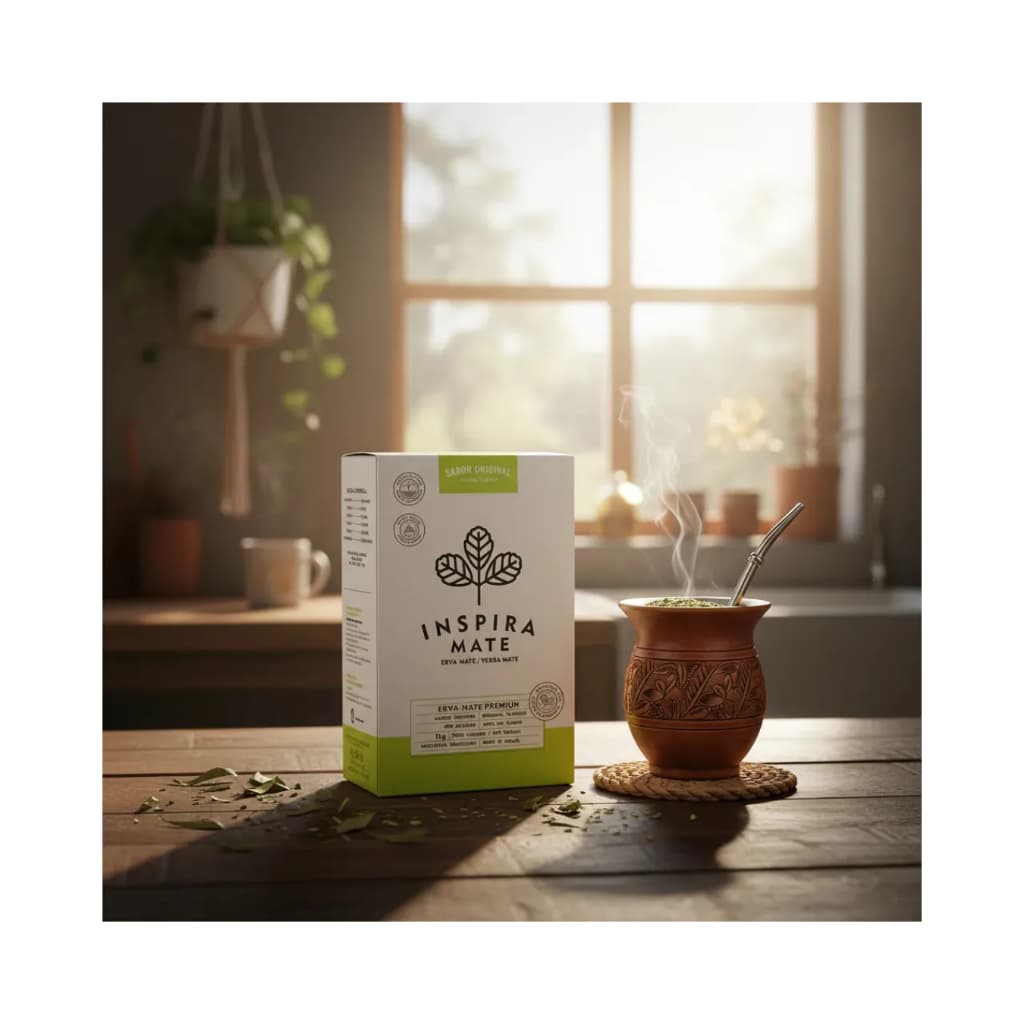 ERVA MATE INSPIRA MATE TRADICIONAL À VÁCUO PREMIUM ORIGINAL