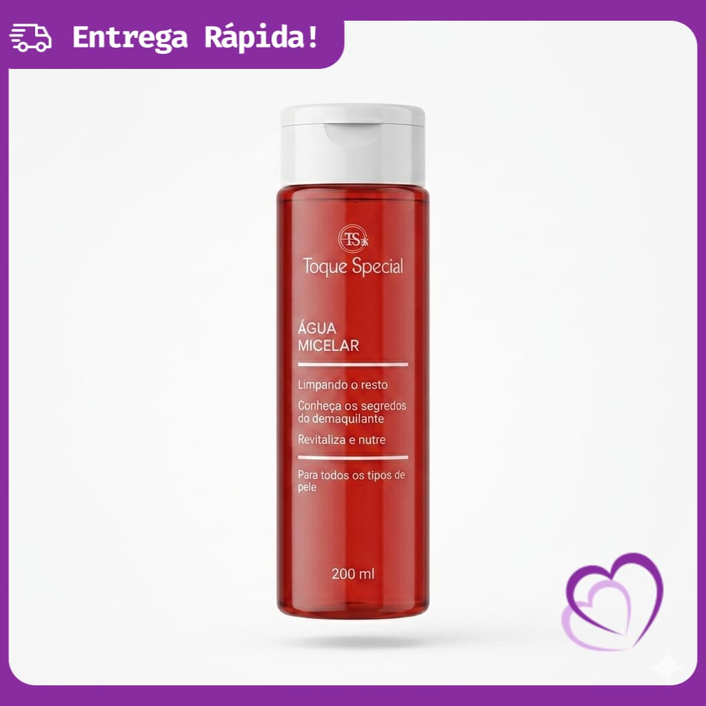 Água Micelar Toque Special – Limpeza Profunda e Cuidado Diário (200ml)