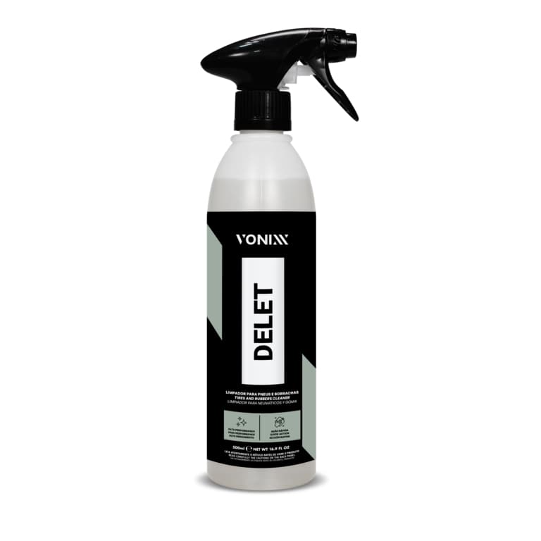 Delet 500ml Vonixx Limpeza Profissional para pneus e borrachas