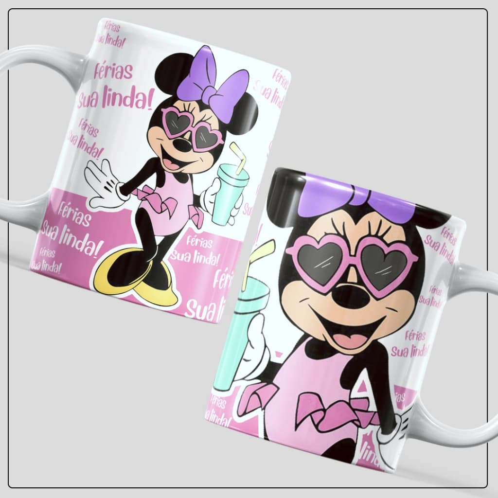 Caneca Personalizada Férias sua linda Presente para mulher delicada presente criativo