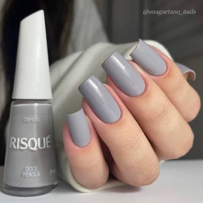 Esmalte Risqué Voltei Doce Pérola Novo Hipoalergênico
