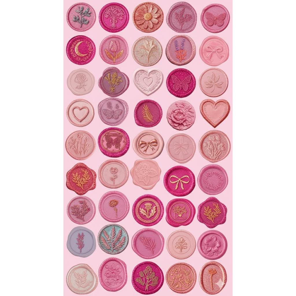 Cartela De Adesivos Scrapbook Journaling Stickers Estéticos Decoração Caderno Planner Agenda