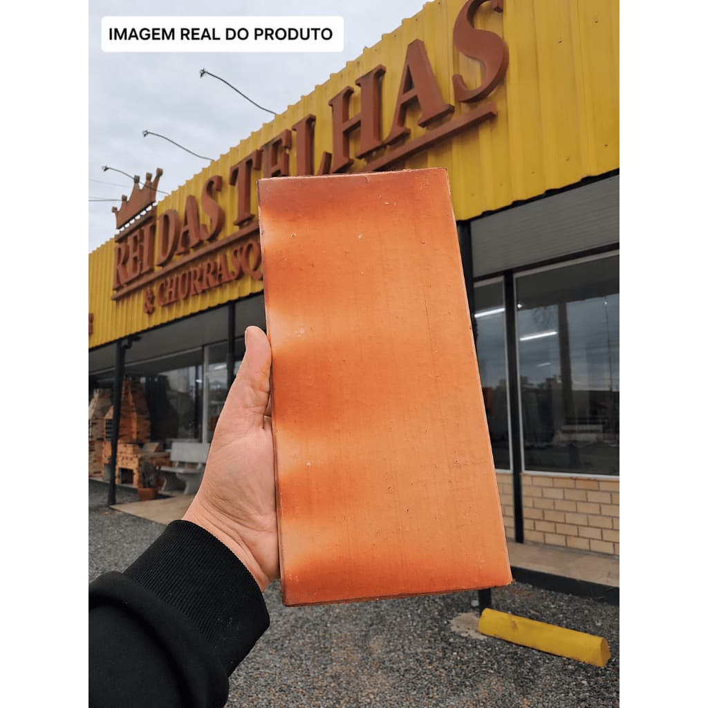 Revestimento Cotto Liso Vermelho Mesclado Caixa c/ 32 Peças | Plaqueta Decorativa