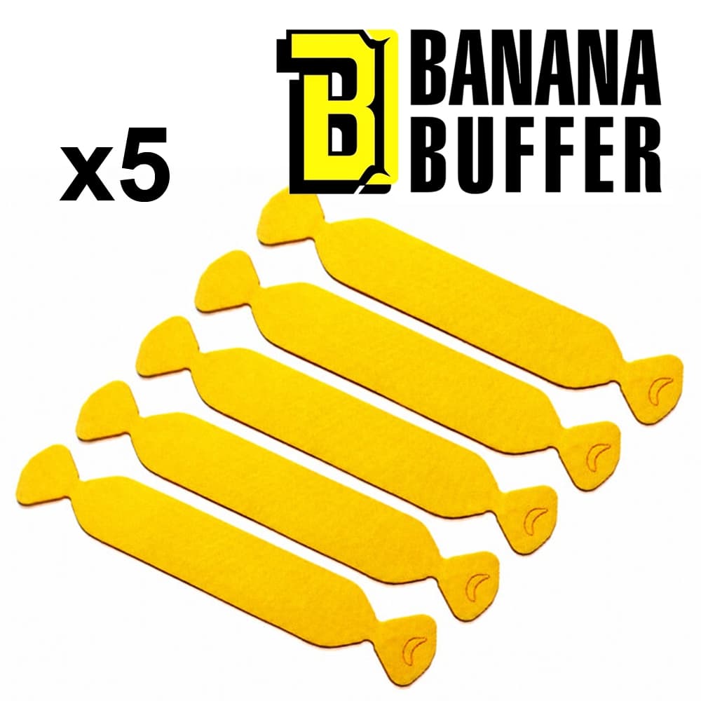 Feltro para Espátula Banana Buffer Original Adesivos e Envelopamento 5 unidades