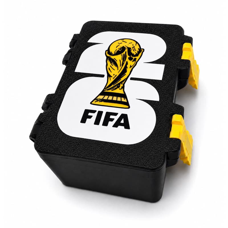 Porta Figurinhas Copa Organizador de Figurinhas Caixa Colecionador para Álbum de Futebol com Divisórias