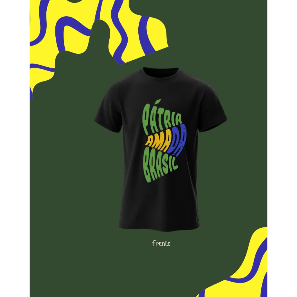 CAMISA TEMÁTICA BRASIL- UNISSEX