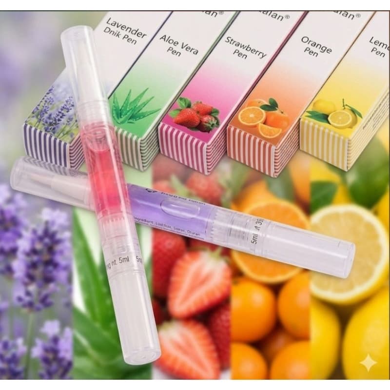 ✨ Caneta Óleo Hidratante Revitalizante para Cutículas 🍓🍍🍇