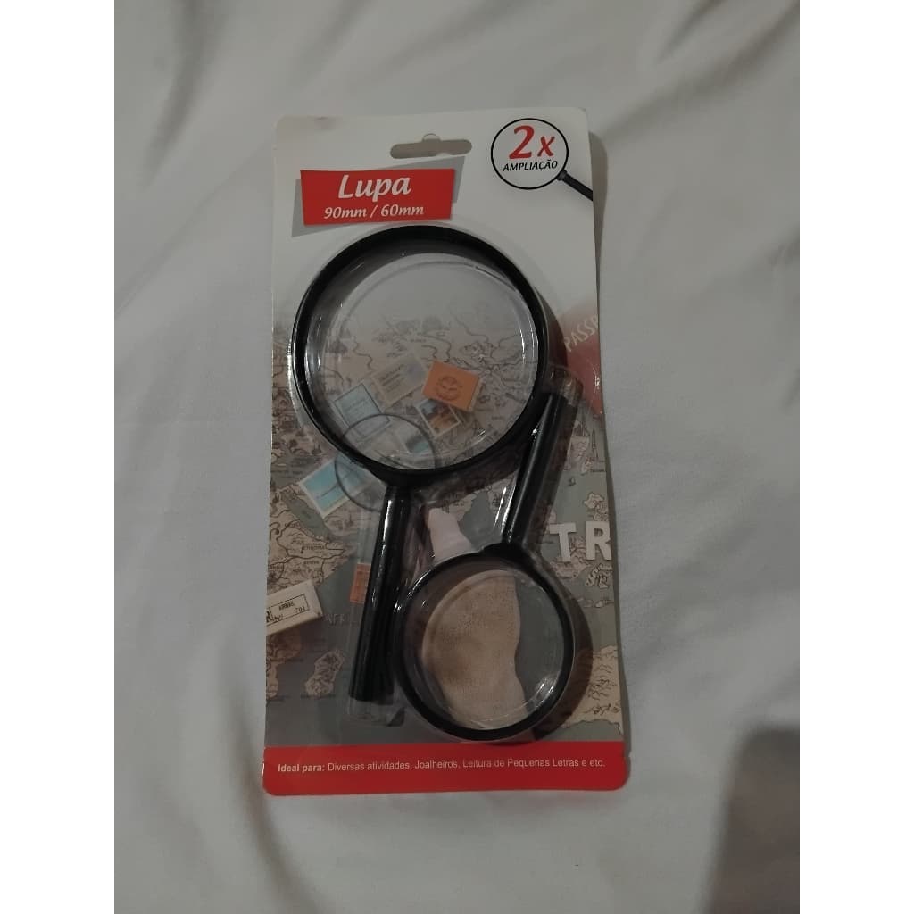 Lupa de Vidro 60mm e 90mm Alta precisão