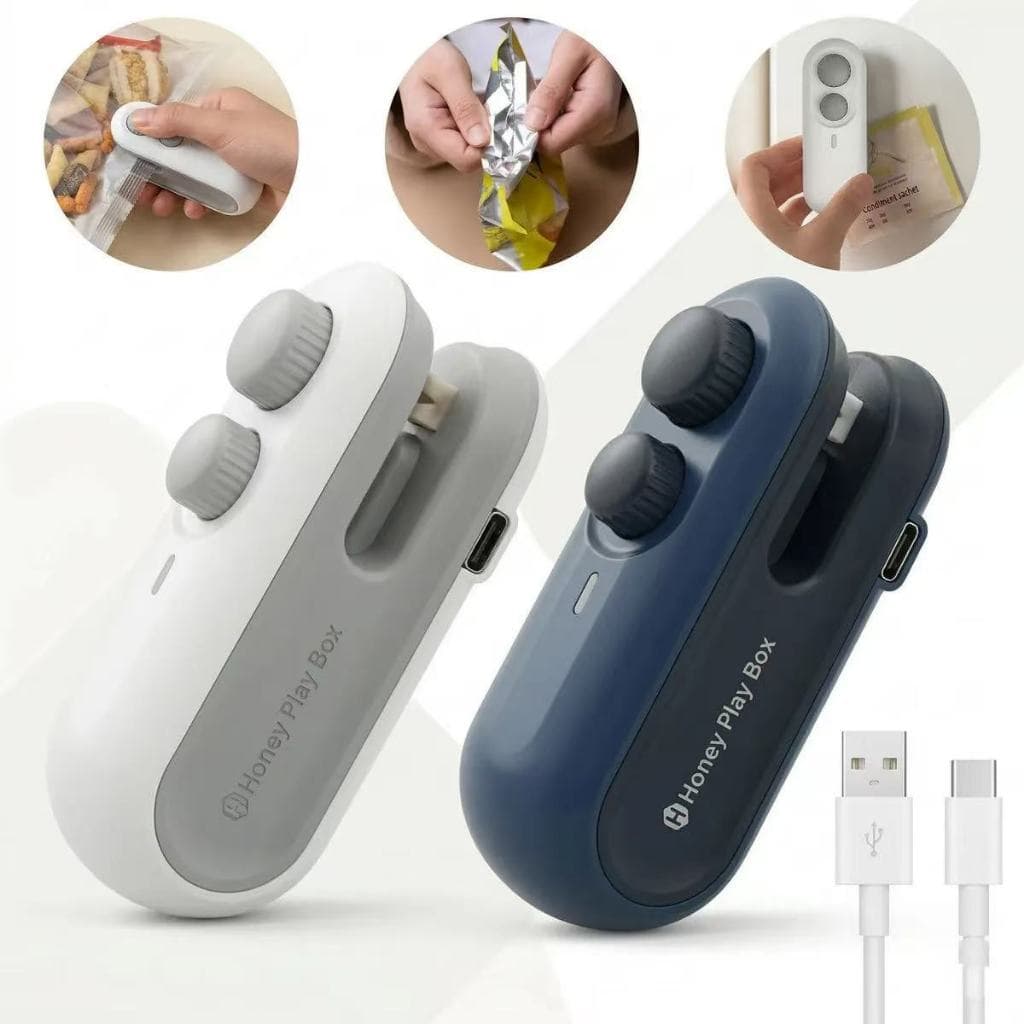 Máquina Mini Seladora De Plástico Para Selagem De Embalagens