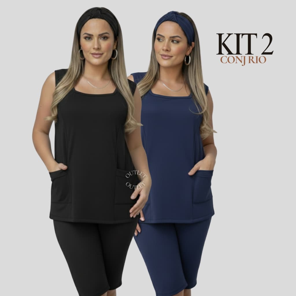 KIT 2 UNIFORME BABÁ DOMESTICA CAMAREIRA COPEIRA EMPREGADA - CONJ RIO