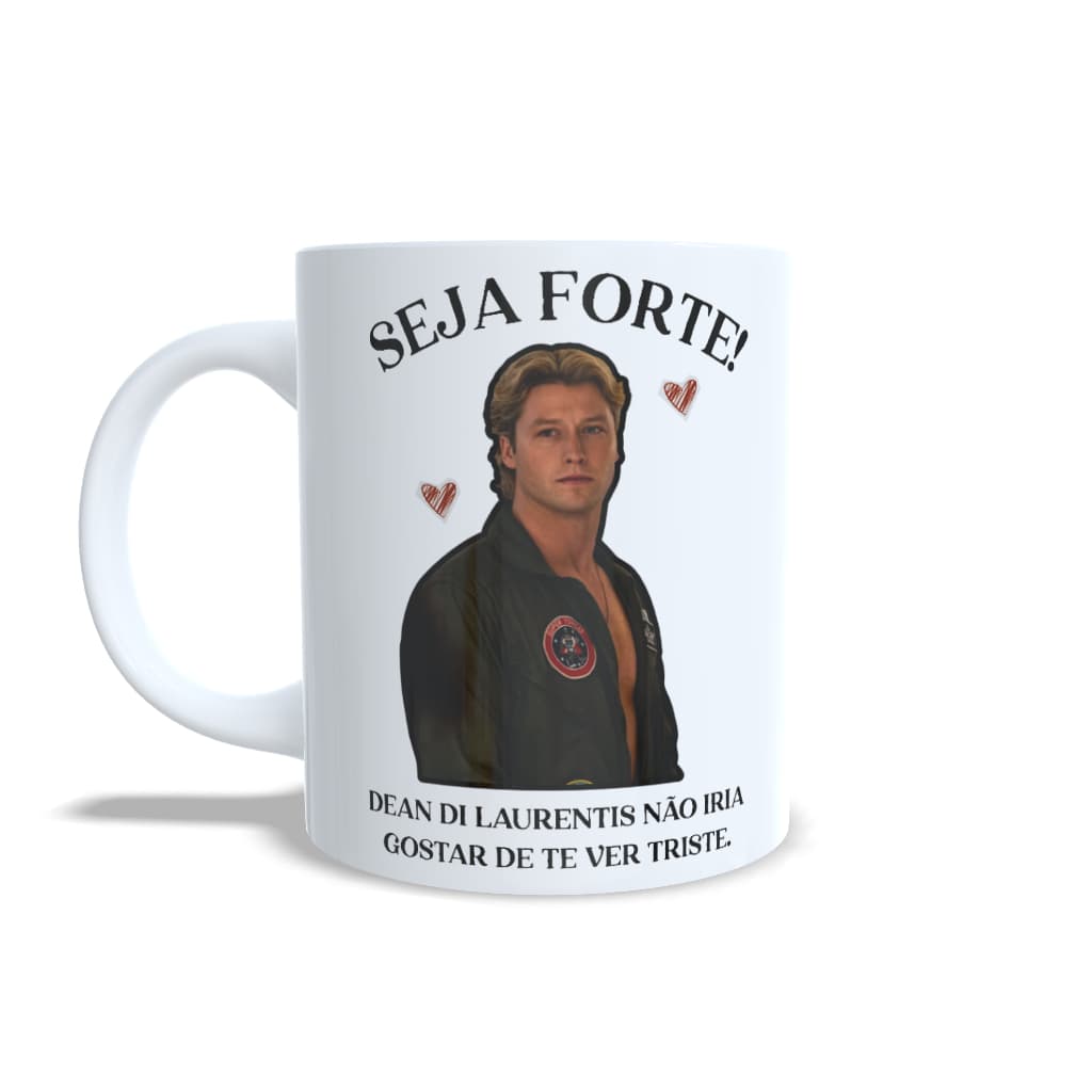 Caneca seja forte John Logan,Garret Graham, John Tucker e Dean Di Laurentis/Off Campus/Personalizada