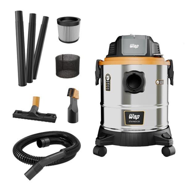 Aspirador de Pó e Água Wap GTW Inox 20i 1900W 110V