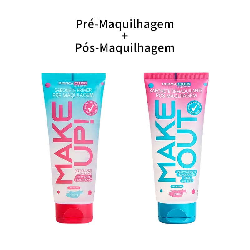 🧴Dermachen🧴sabonete facial limpeza facial Sabonete Pré-Maquiagem+Sabonete Facial Demaquilante