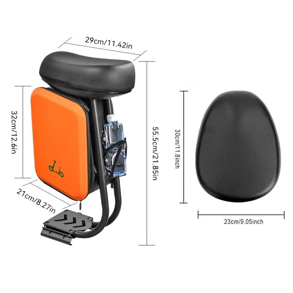Bolsa Selim Impermeável Banco com beg Assento Para Patinete Elétrico Compatível Base 15cm