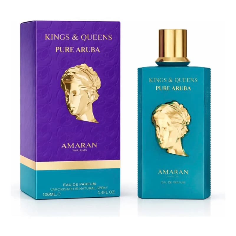 Perfume Árabe Amaran Kings & Queens Pure Aruba 100ml