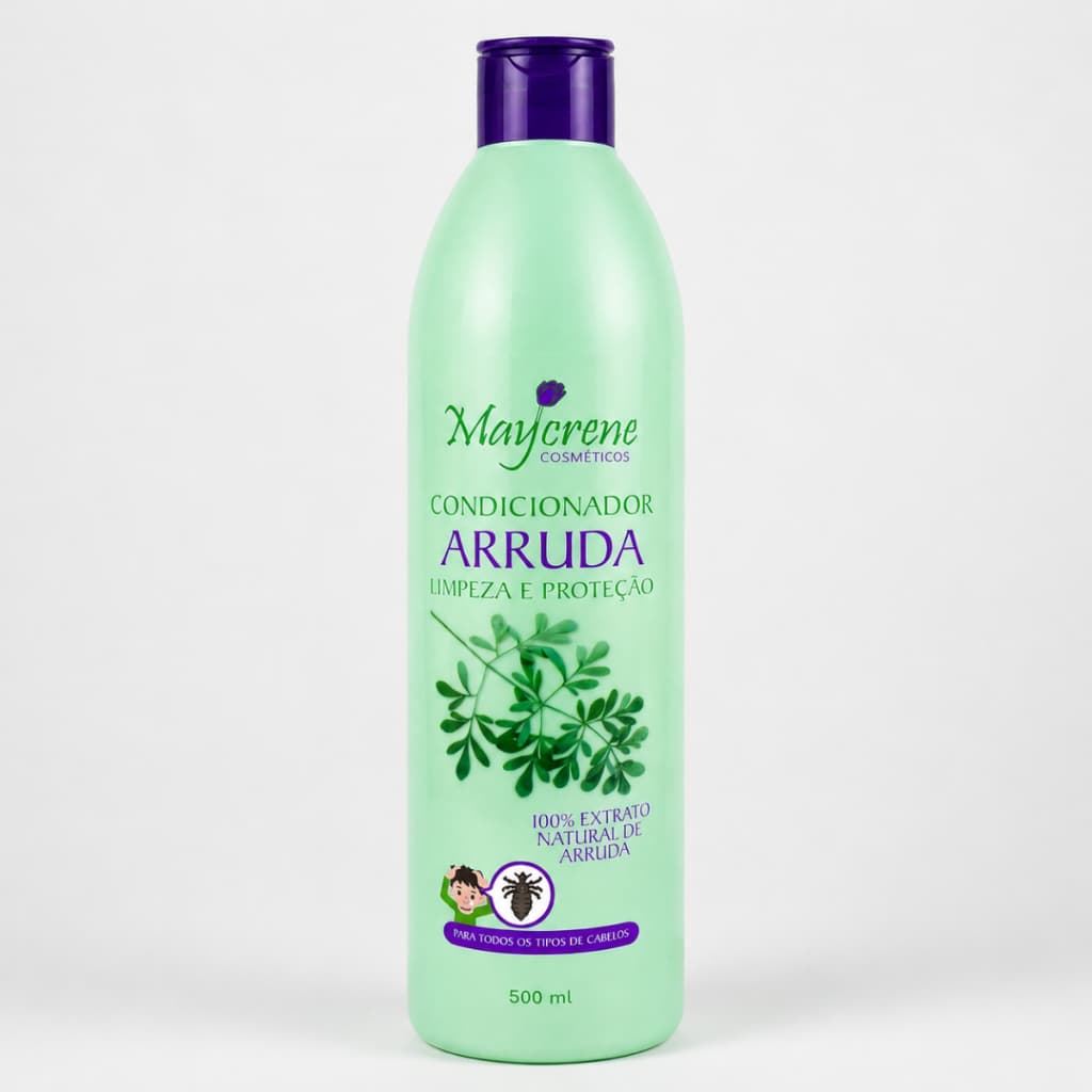Condicionador Arruda 500ml Maycrene Proteção contra Piolhos e Lêndeas Adulto e Infantil