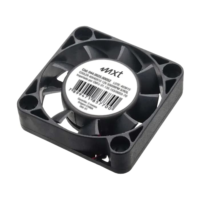 Micro Ventilador 40x40x10mm Fan Cooler 12v Reposição Impressora 3d Pc Nobreak Projetor