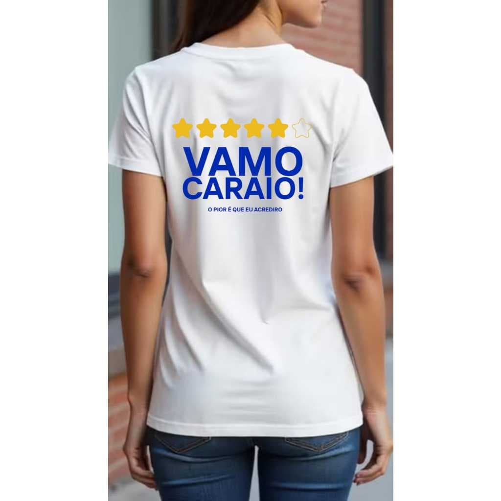 Camiseta Clássica Unissex Moda Frases Camisa Casual Brasileiro 100% Algodão Premium