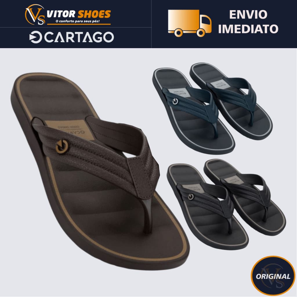 Chinelo Masculino Cartago Monterrey | Original Cartago