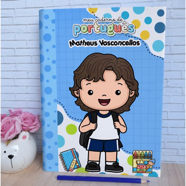 CADERNO BROCHURA GRANDE PAUTA PADRÃO 96 FOLHAS ou 48 FOLHAS PERSONALIZADO LEIA A DESCRIÇÃO ENVIO EM 15 DIAS ÚTEIS
