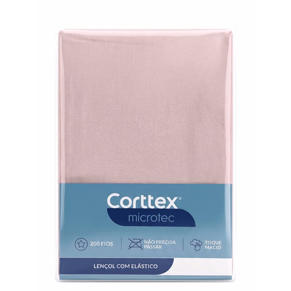 Lençol Queen Avulso Microtec C/ Elástico 200 Fios Corttex