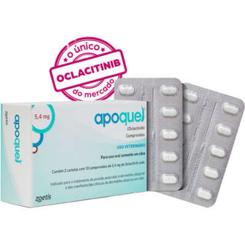 Apoquel 5,4mg para Cachorro 20 Comprimidos