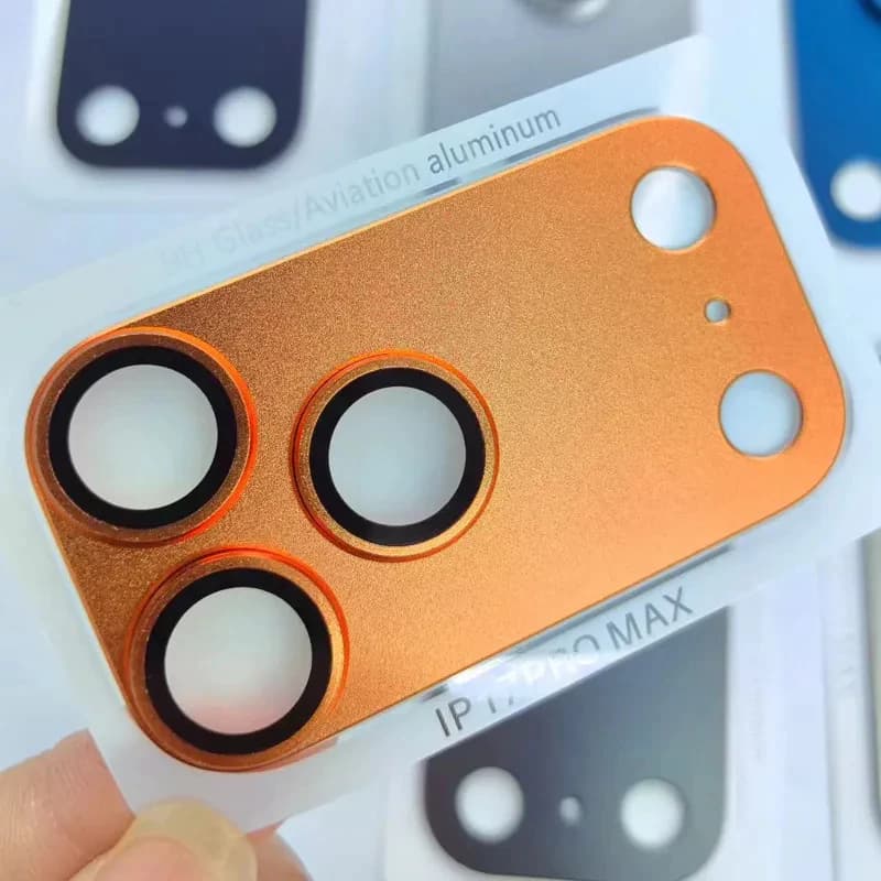 Película de Câmera Metal Armadura para iPhone 17 PRO / 17 PRO MAX Alta Qualidade e Proteção Contra Danos e Arranhões