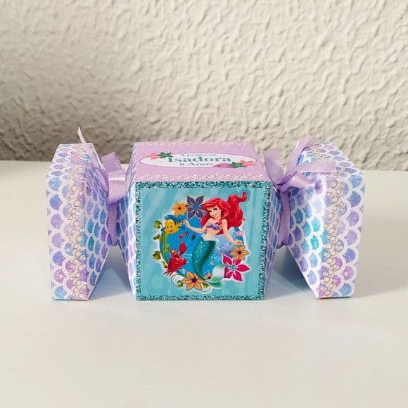 10 Caixa bala personalizada vários temas - desmontada