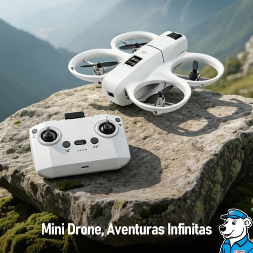 Mini Drone E69 com Câmera HD WiFi | Controle Remoto, FPV em Tempo Real | Fácil de Pilotar | Presente Infantil