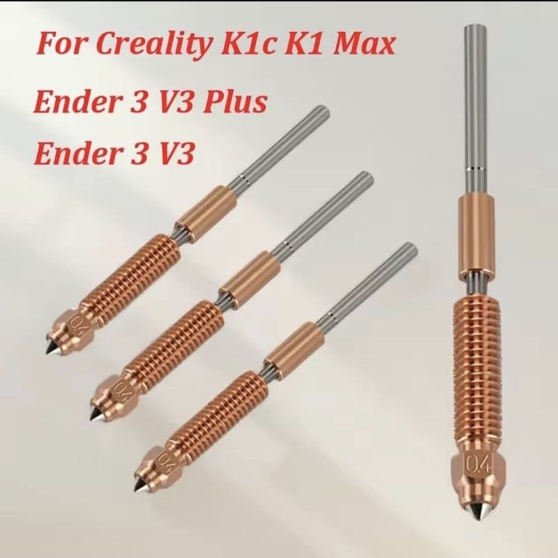 Bico 0.6 0.4 impressora Creality Ender V3 Ender V3 Plus K1c k1 Max