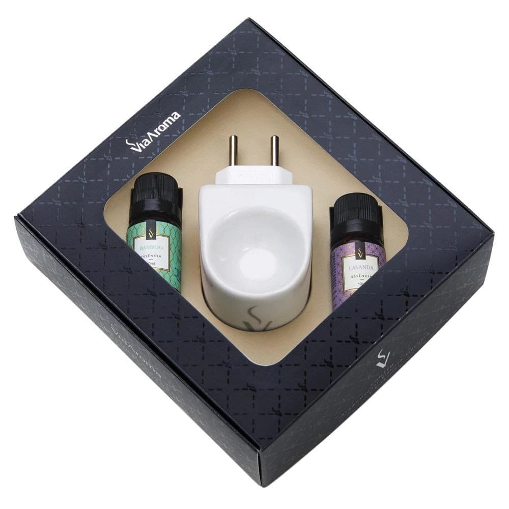 Kit 2 Essencia Presente Aromatizador Porcelana Original e Essências - Via Aroma