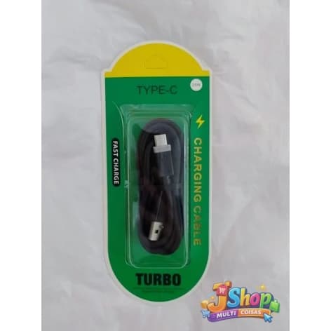 Cabo Tipo C Turbo 25W USB — Carregamento Rápido e Alta Durabilidade