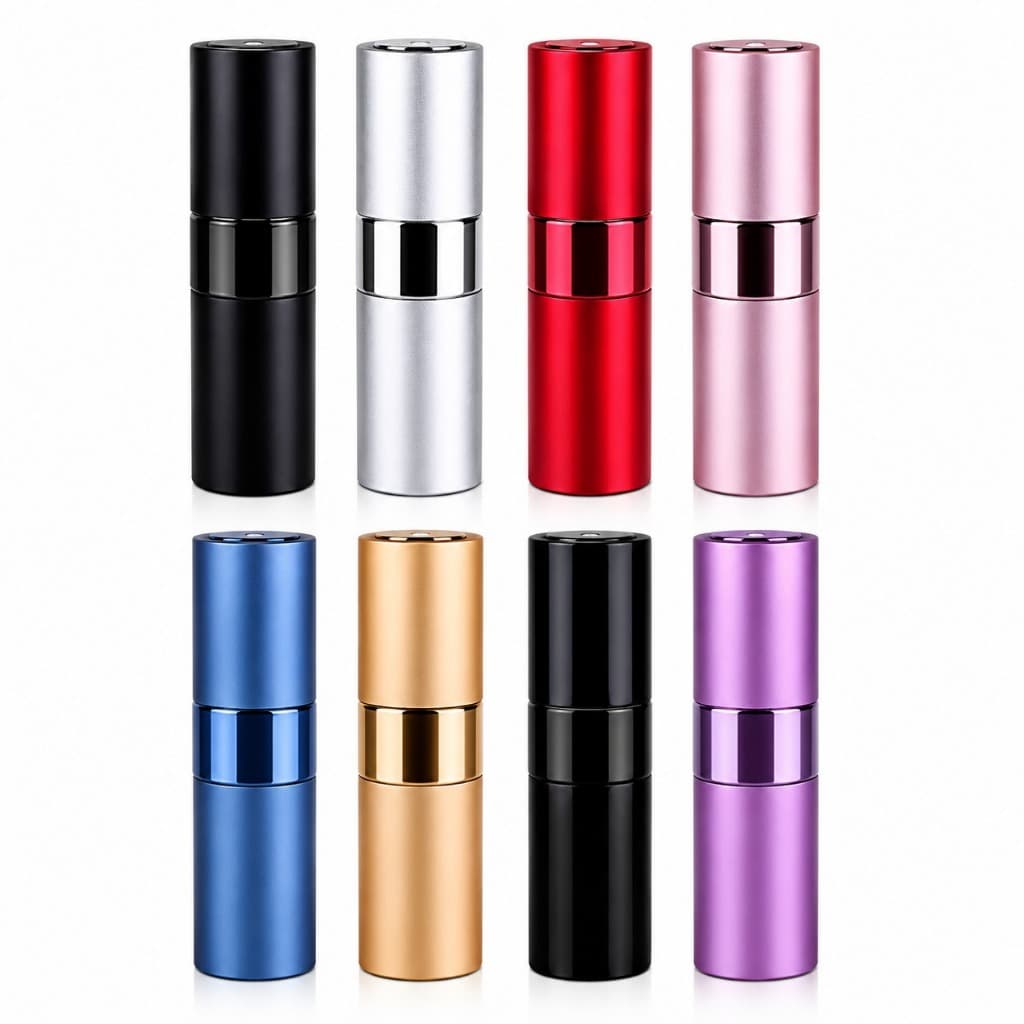 Mini Frasco Recarregável para Perfume 5ml Atomizador Portátil Spray de Bolso