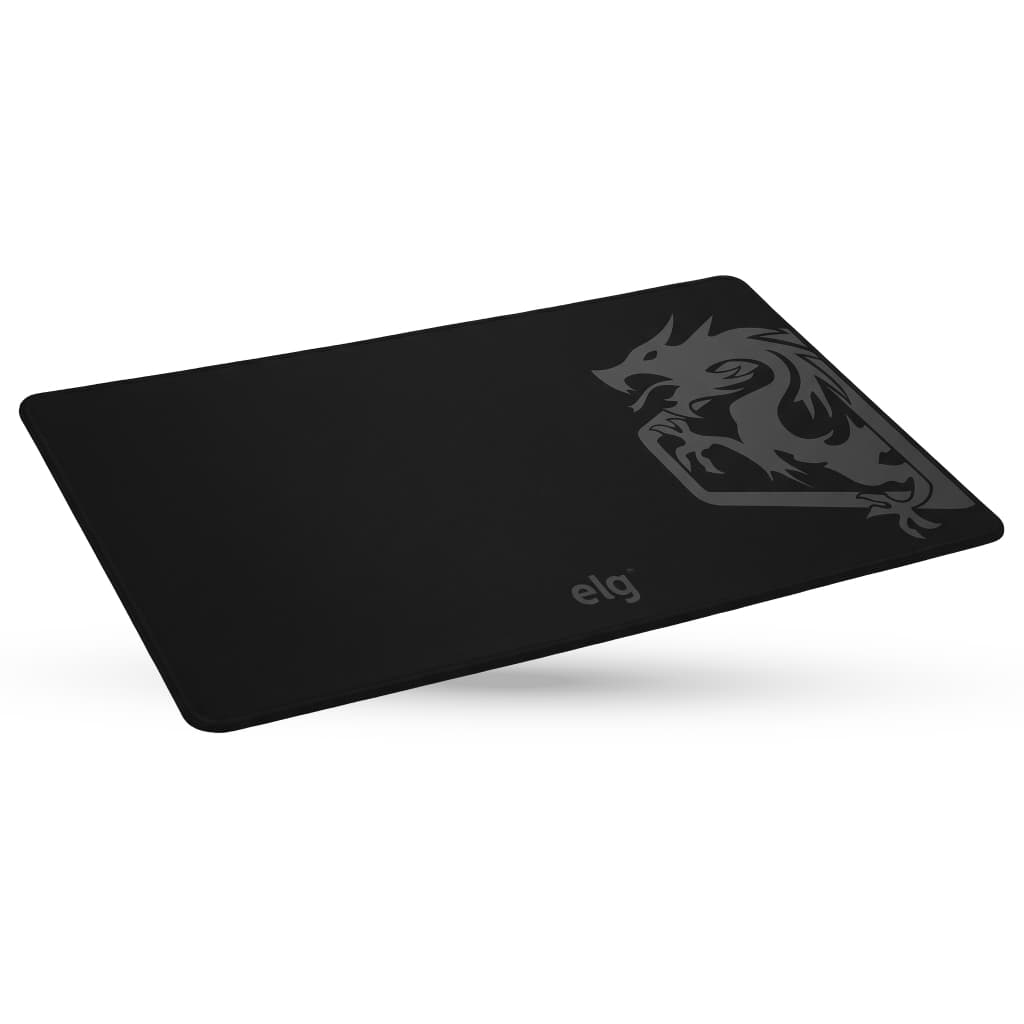 Mousepad Gamer Merak Speed Tamanho Wide 60x40cm Borda Costurada Base Antiderrapante Preto MPMW ELG
