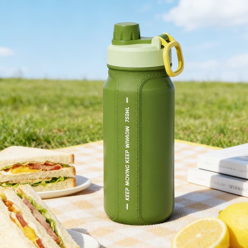 Garrafa de água plástica cores sortidas preço econômico volume 750ml design simples Water bottle