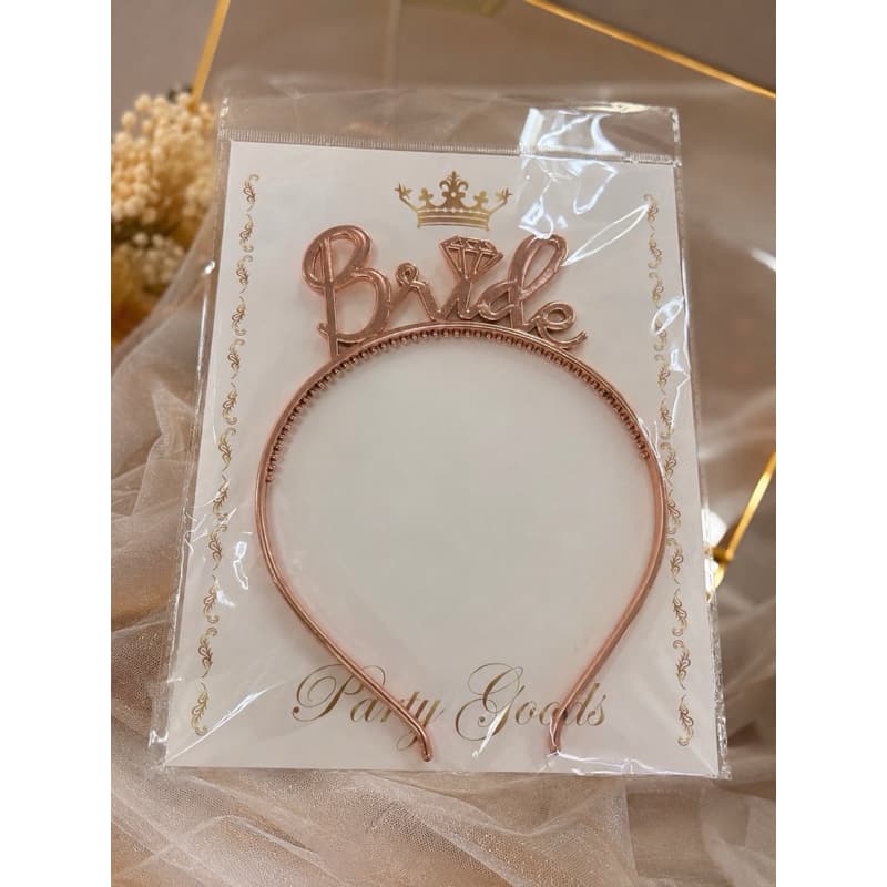 Tiara Bride Rosê Gold para Noiva