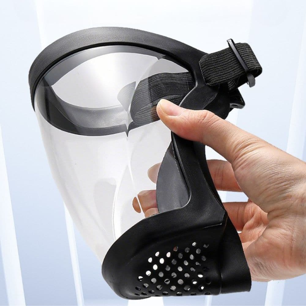 Protetor Facial Transparente Anti-embaçamento Impermeável Lavável Máscara De Proteção